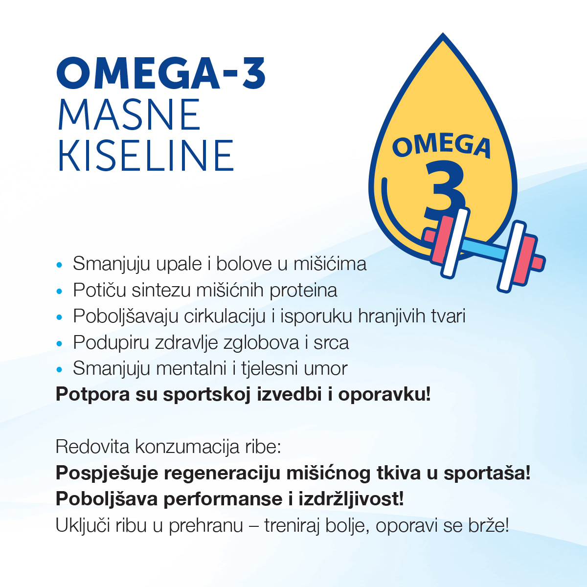 Riba u prehrani sportaša